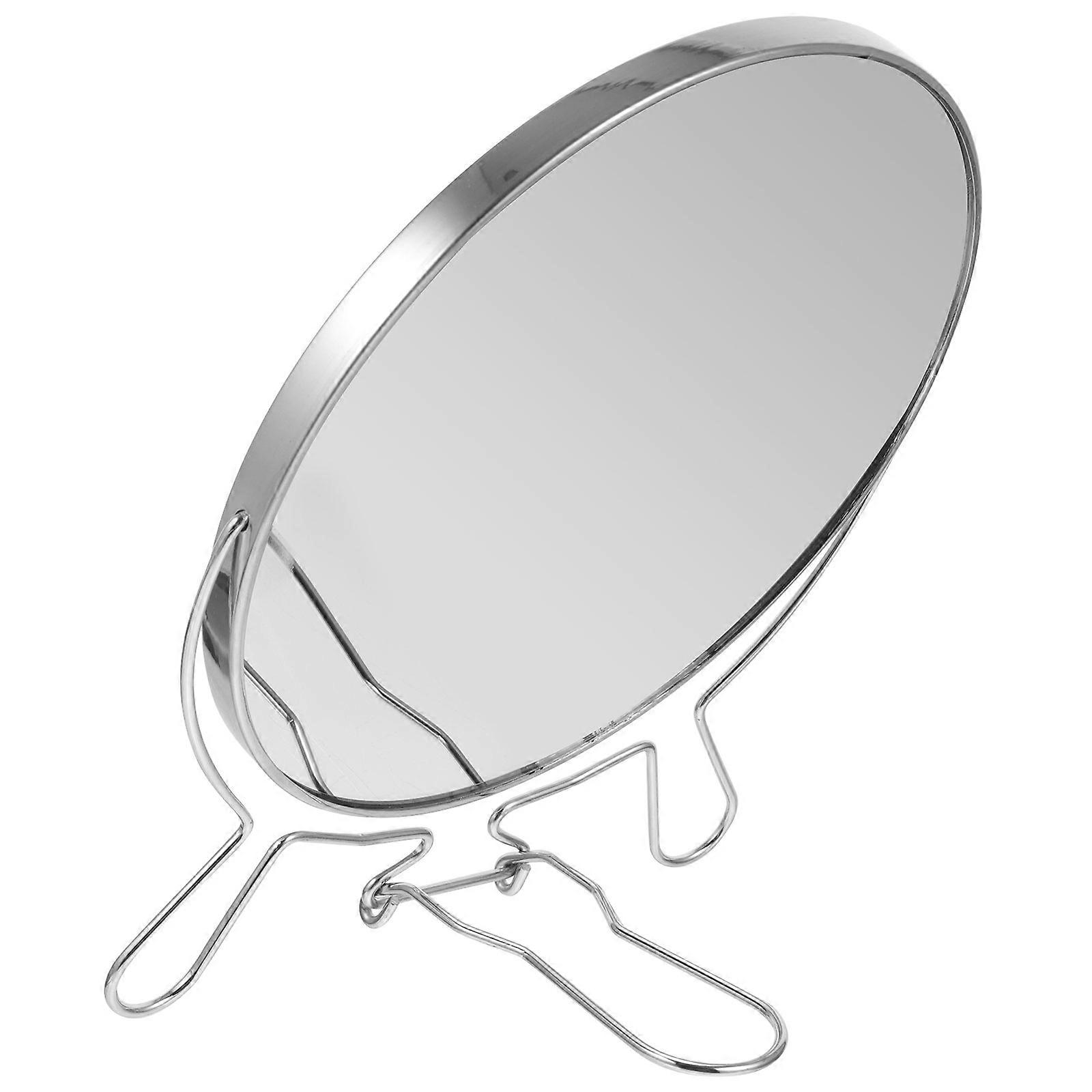 Espelho de mesa para maquiagem de 20 cm (8 polegadas), espelho de penteadeira ajustável.
