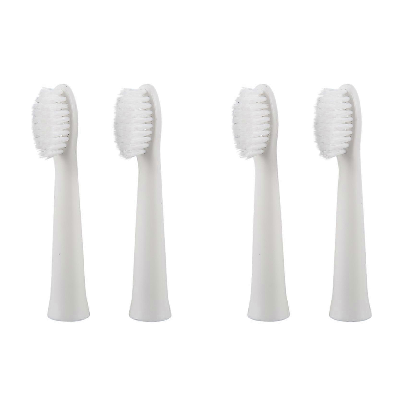Replacement Brush Heads compatible with Panasonic EW0972 Toothbrush, White, 4 Count
