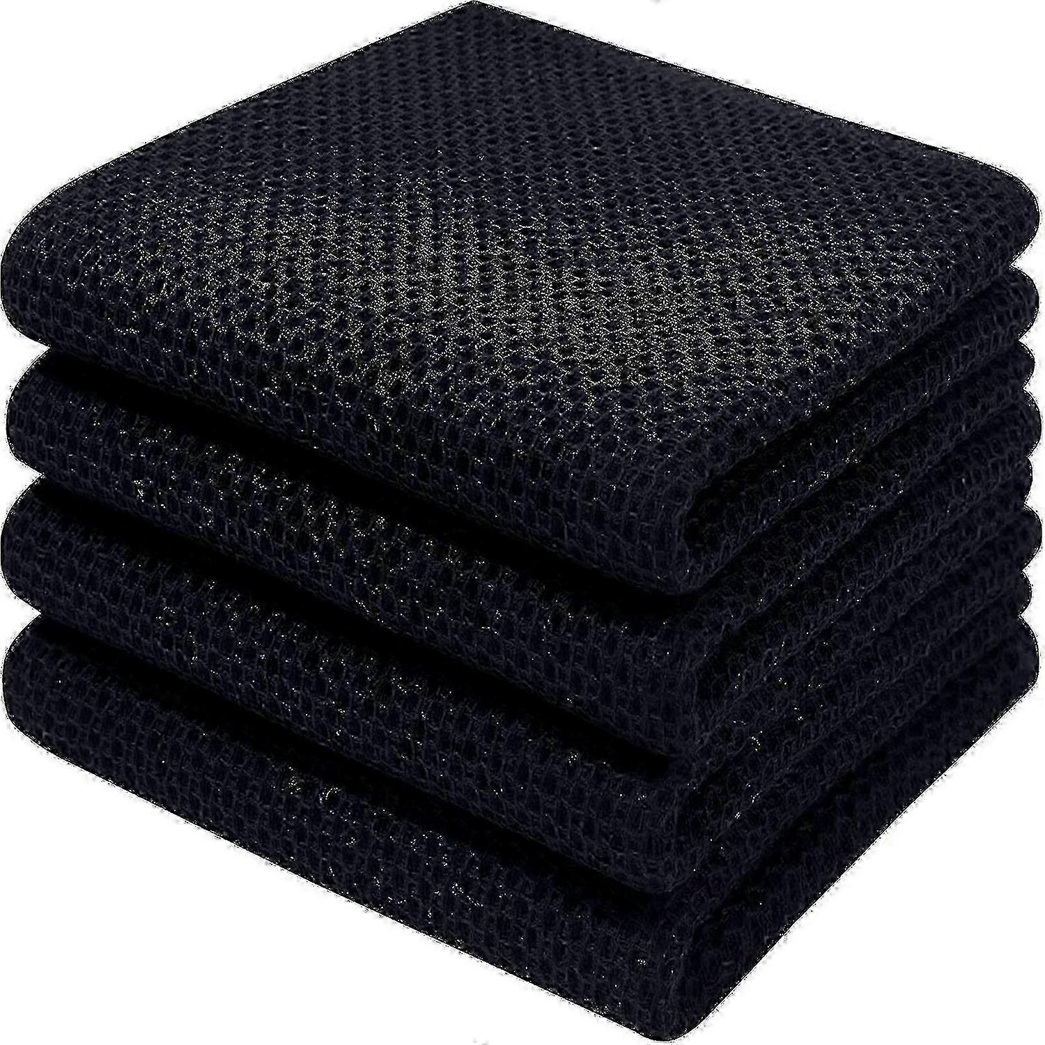 100% cotton dishcloths for kitchen 6-pack with loop