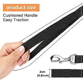 Corda de Puxar Varal Longo para Animais de Estimação Corda de Desenho de Nylon Longa para Cães Sem Peças de Suprimentos para Animais de Estimação para Cães e Gatos (10m de Comprimento, Preto)