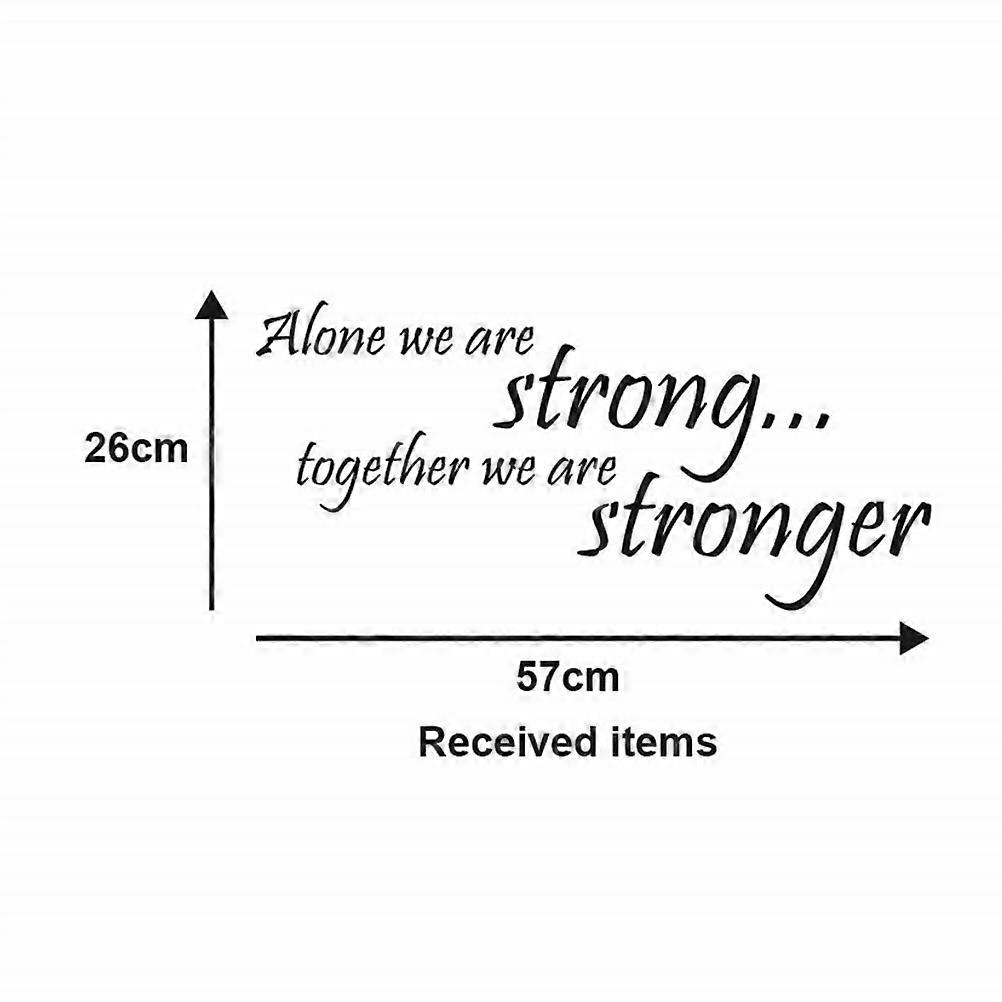 Wall Decals Alone Vinyl Lettering