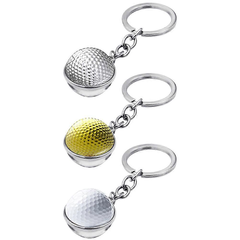 Portable Golf Keychain 12Pcs Decorative Key Chains