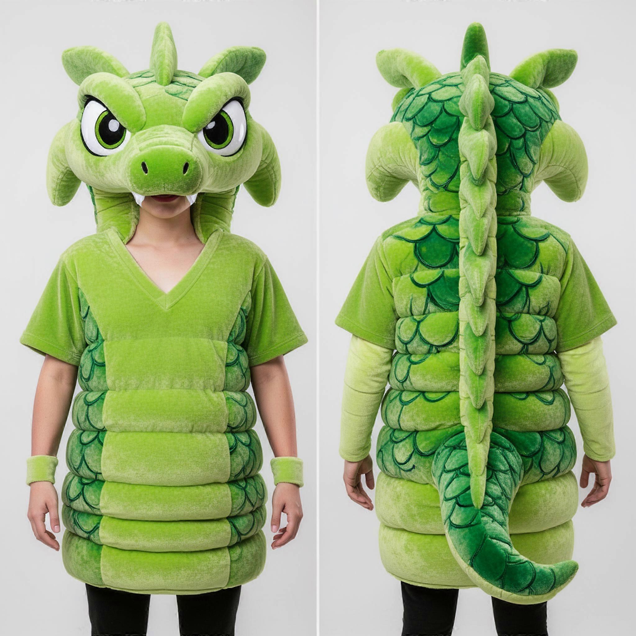 MASTICOT Lime Green Plush Hydra Mascot