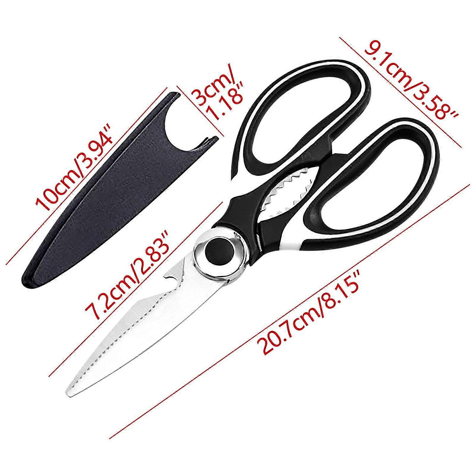 scissors all purpose - Kitchen Scissors Sharp Stainless Steel Kitchen Scissors Versatile Heavy-duty Scissors Essential For Kit