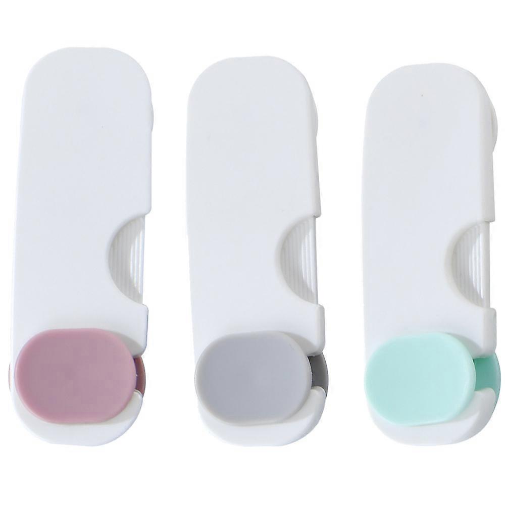 Security Lock Child Proof Lock for Protection 3Pcs Assorted Color