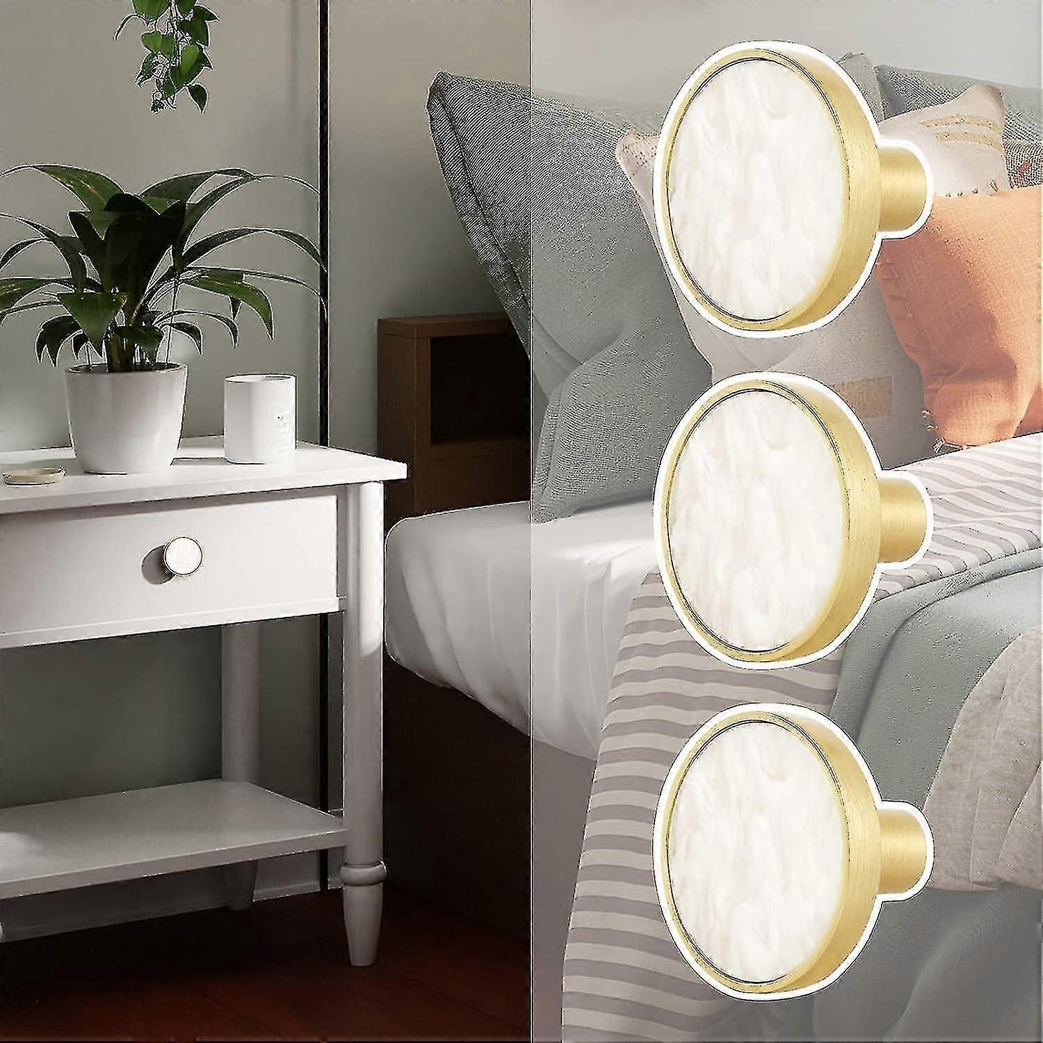 12 Pieces Marble Brass Drawer Knobs 32 Mm Cabinet Handle Pulls Shell Brass Gold Cupboard Knobs Dresser Knobs Kitchen Furniture Hardware Wall Hook