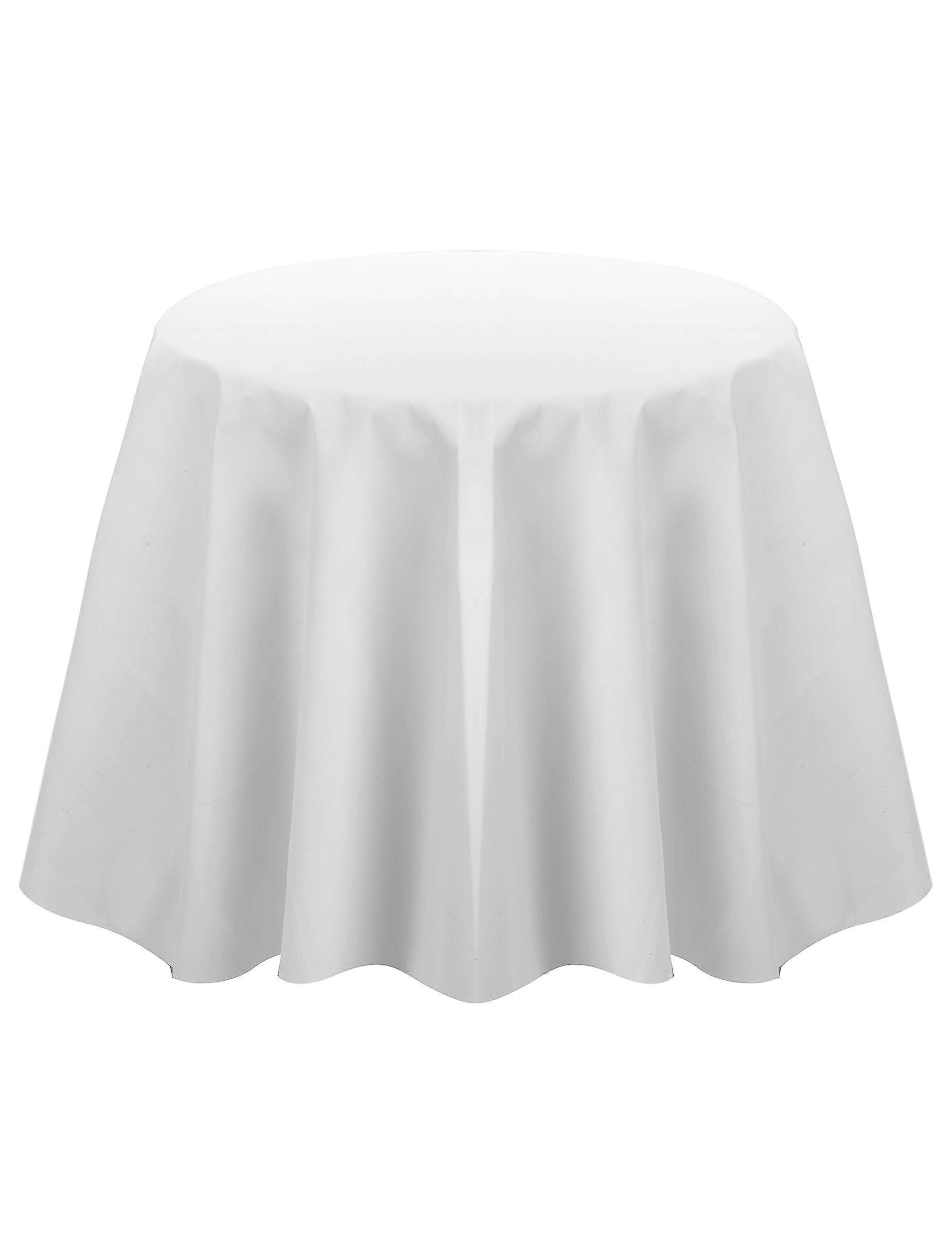 Round white non-woven tablecloth 2.40 m