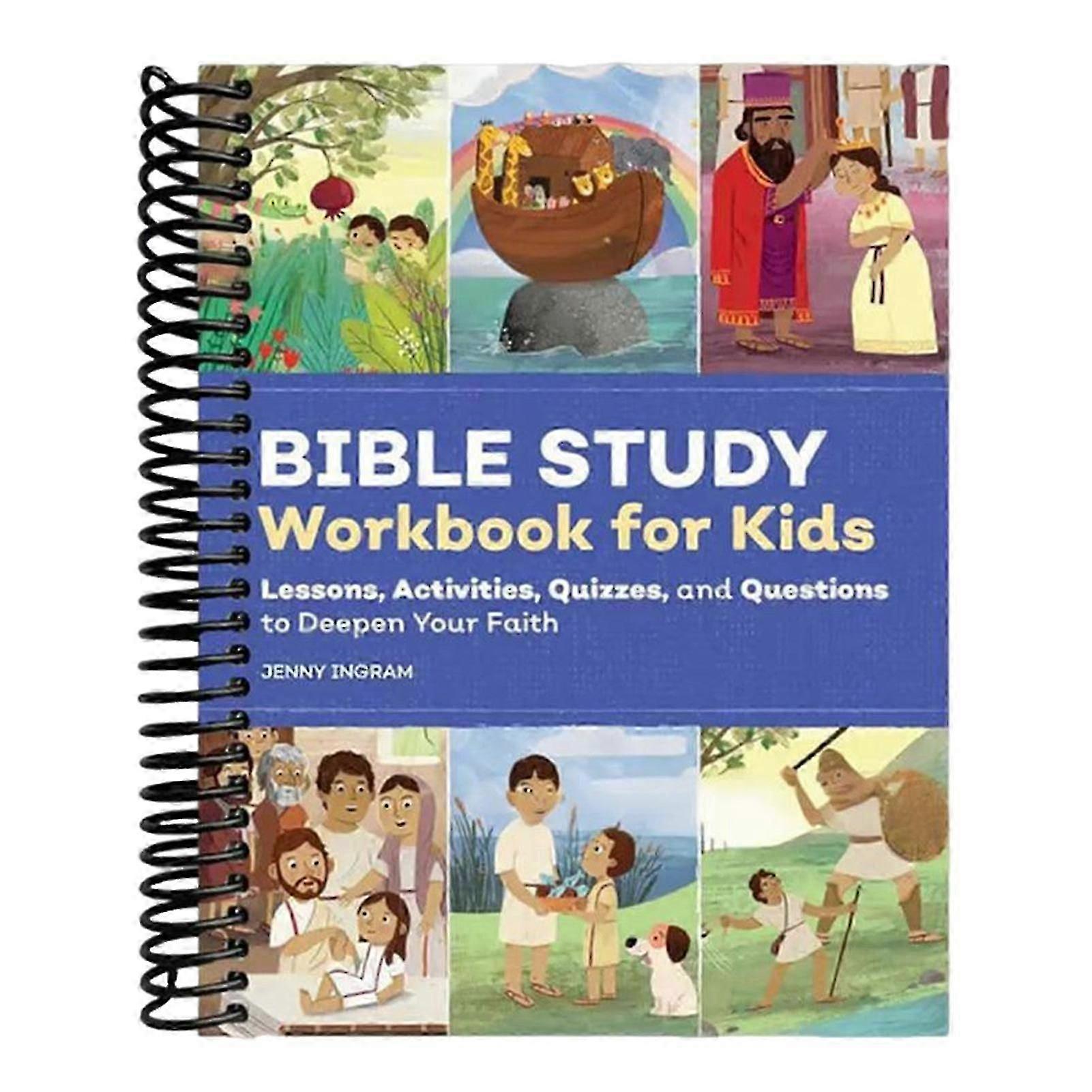 Children's Bible Study Workbook: Interactive Learning & Fun Activities for Ages