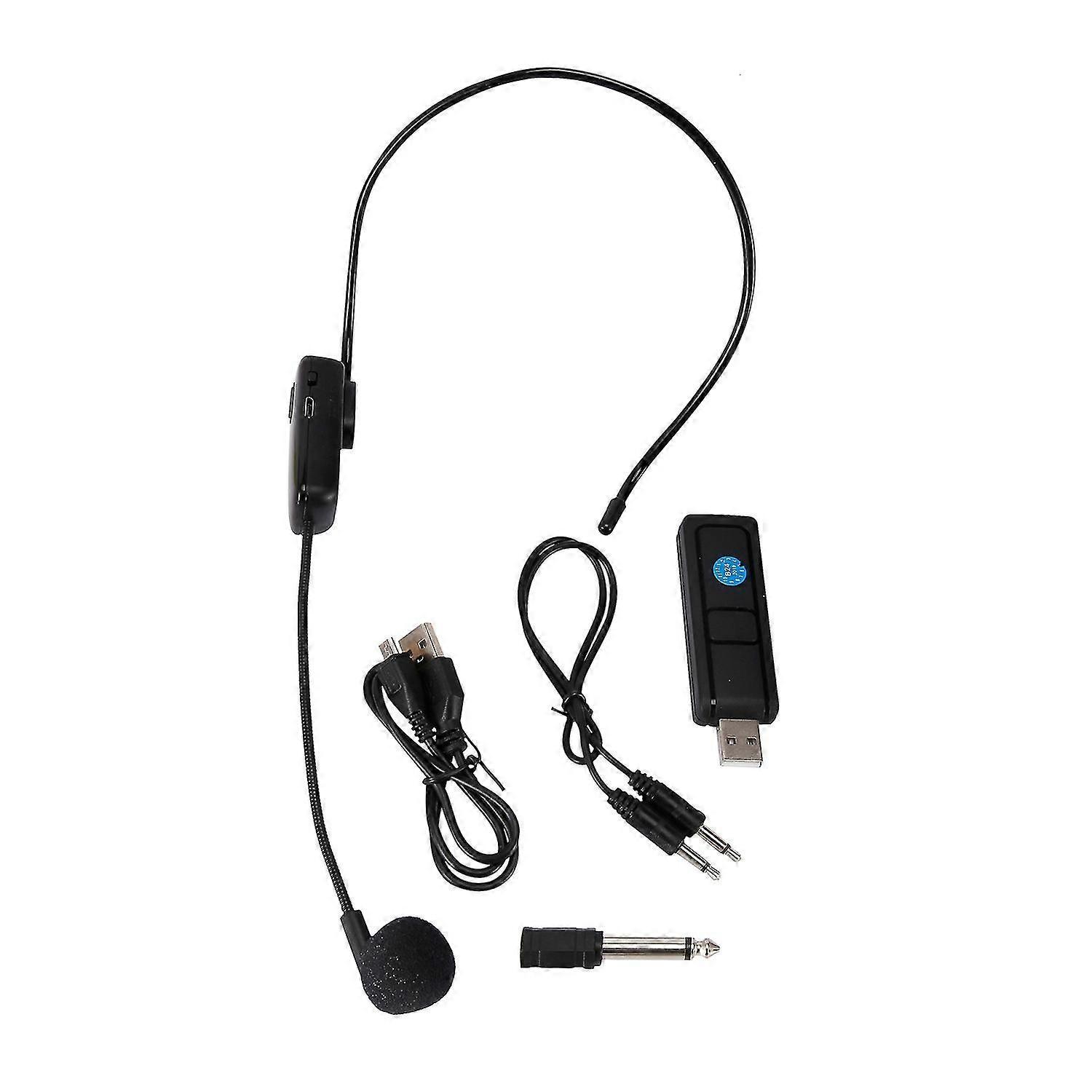 Uhf Stage Wireless Headset Microphone Compatible Loudspeaker Teaching