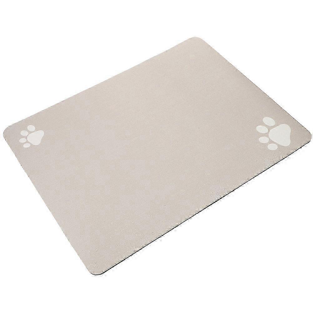 Coffee Pet Feeding Mat with Quick Dry Function compatible with Home Use