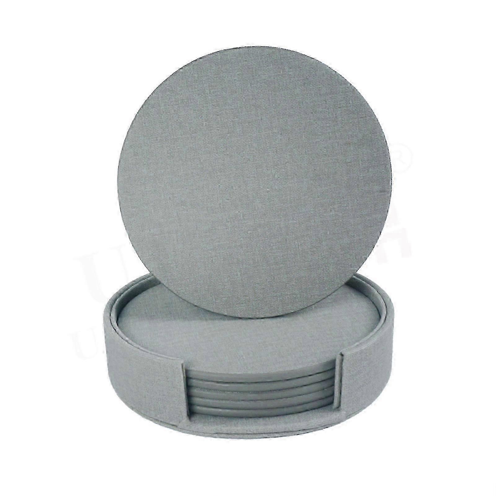 Waterproof Double-Sided Leather Coasters