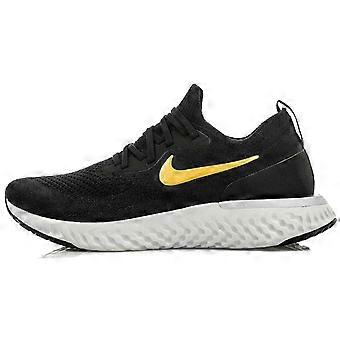 Nike Epic React Flyknit Black Gold Women's AQ0070-013