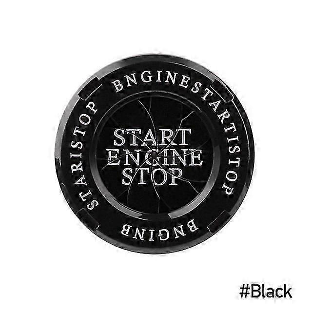 Car Interior Modification One-button Start Button Ignition Switch Rotating Protective Cover Motorcycle Start Ring Decoration-SHZNV