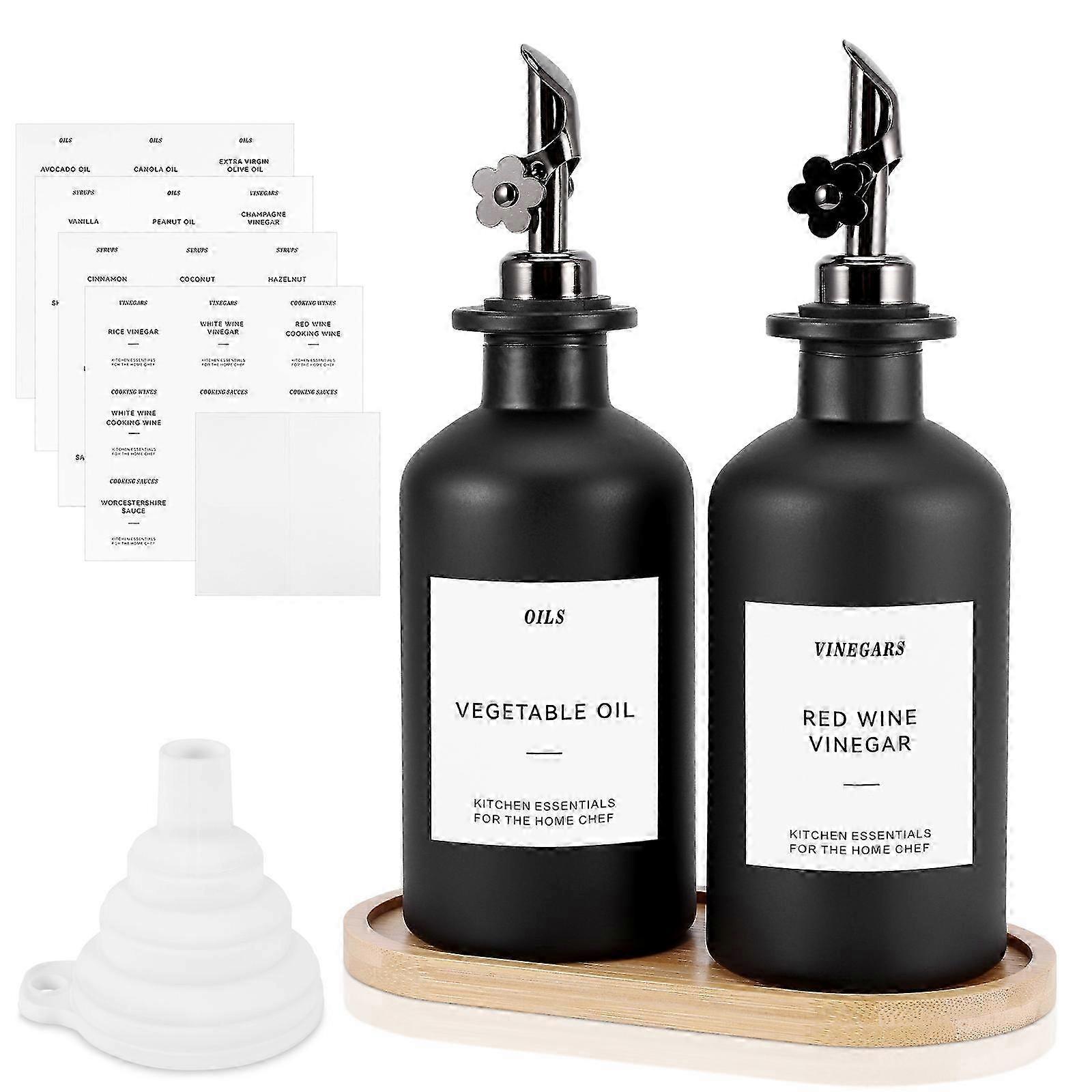 Automatic Oil Dispenser Glass Bottle