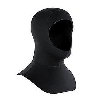 Touca de mergulho de neoprene de 3 mm com alças para equipamento de snorkeling, gorro para natação no inverno, roupa de mergulho quente para pesca submarina.