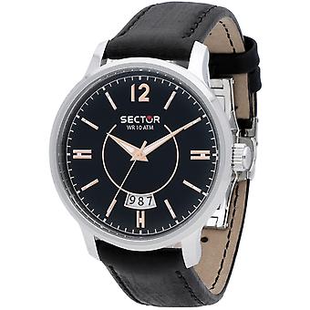 Sector 640 Quartz Analog Man Watch with R3251593003 Cowskin Bracelet