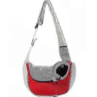 Pet Going Out Diagonal Shoulder Bag with Breathable Comfort