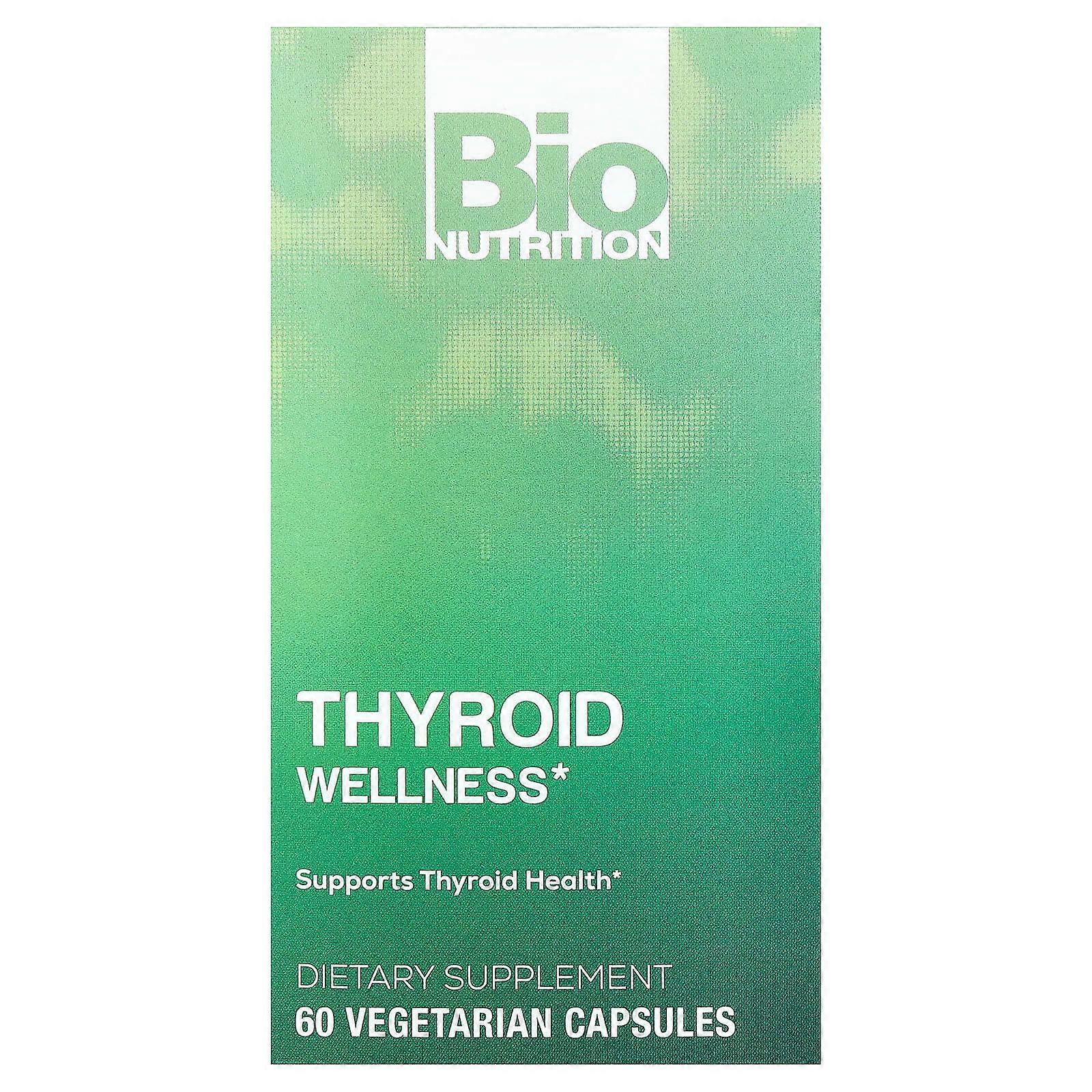 Bio Nutrition, Thyroid Wellness, 60 Vegetarian Capsules