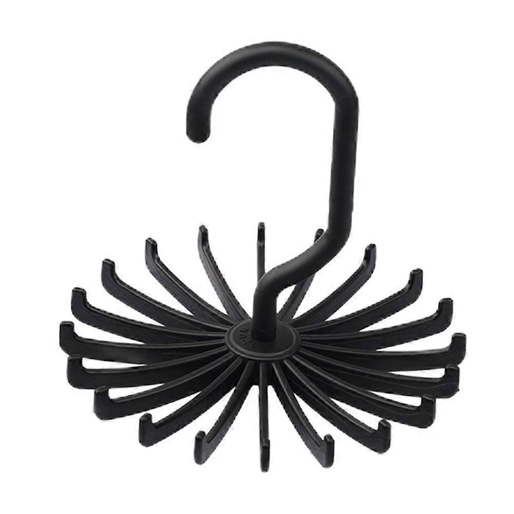 Compact Rotating Scarf Tie Hanger