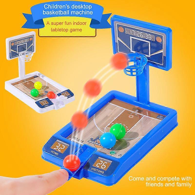 Spring-Action Tabletop Basketball Toy