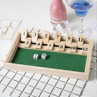 Hlraizz   Shut The Box Game Set For Family Fun