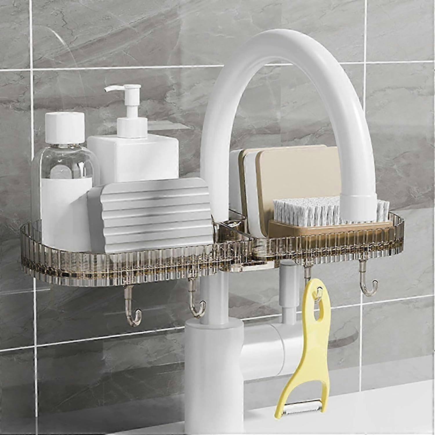 Adjustable ABS Kitchen Sink Caddy