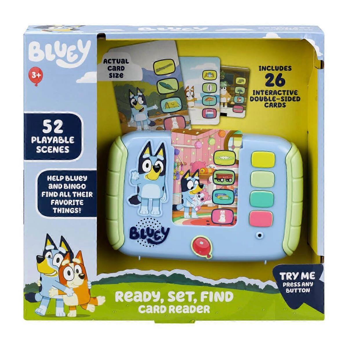 Bluey Treasure Hunt Card Reader Interactive Treasure Hunt Learning Game 12cm