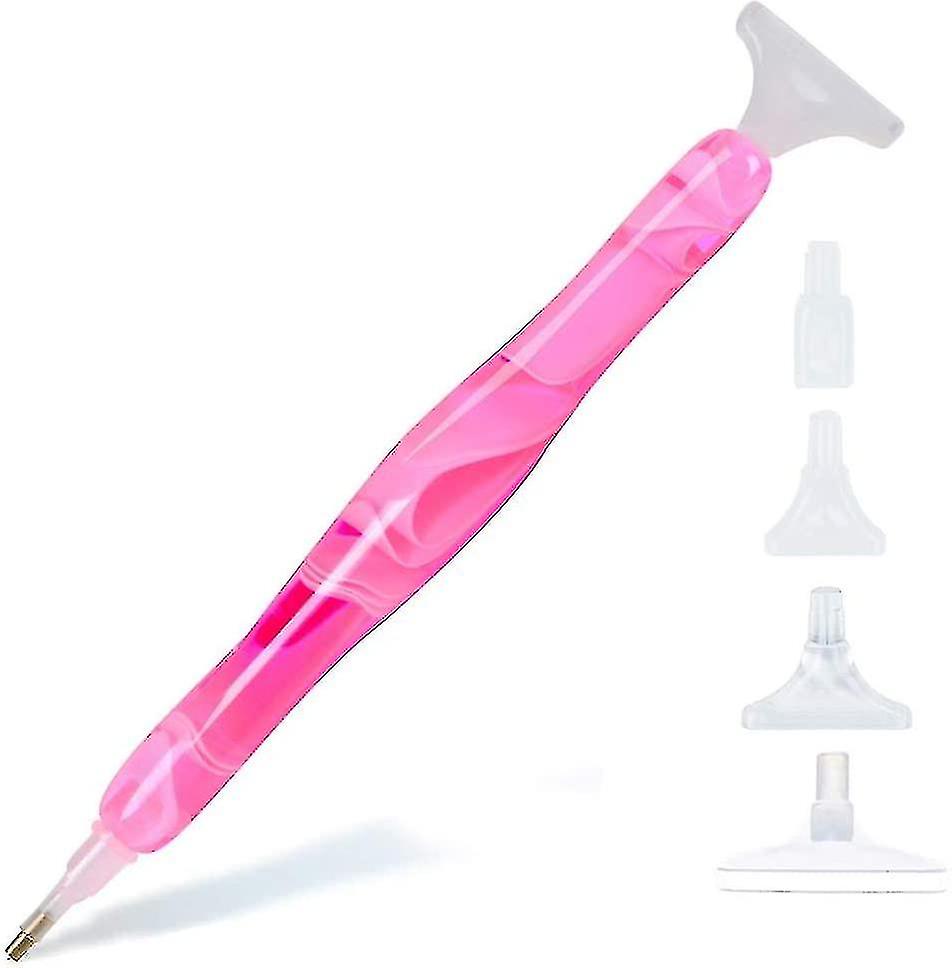 树脂钻石绘画笔适用于成人，曲线笔钻石艺术配件套件，5d DIY亚克力