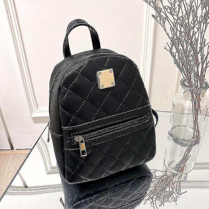Pu Leather Shoulder Mini Small Backpack Multi-function Ladies Phone Pouch Pack Ladies School Backpac
