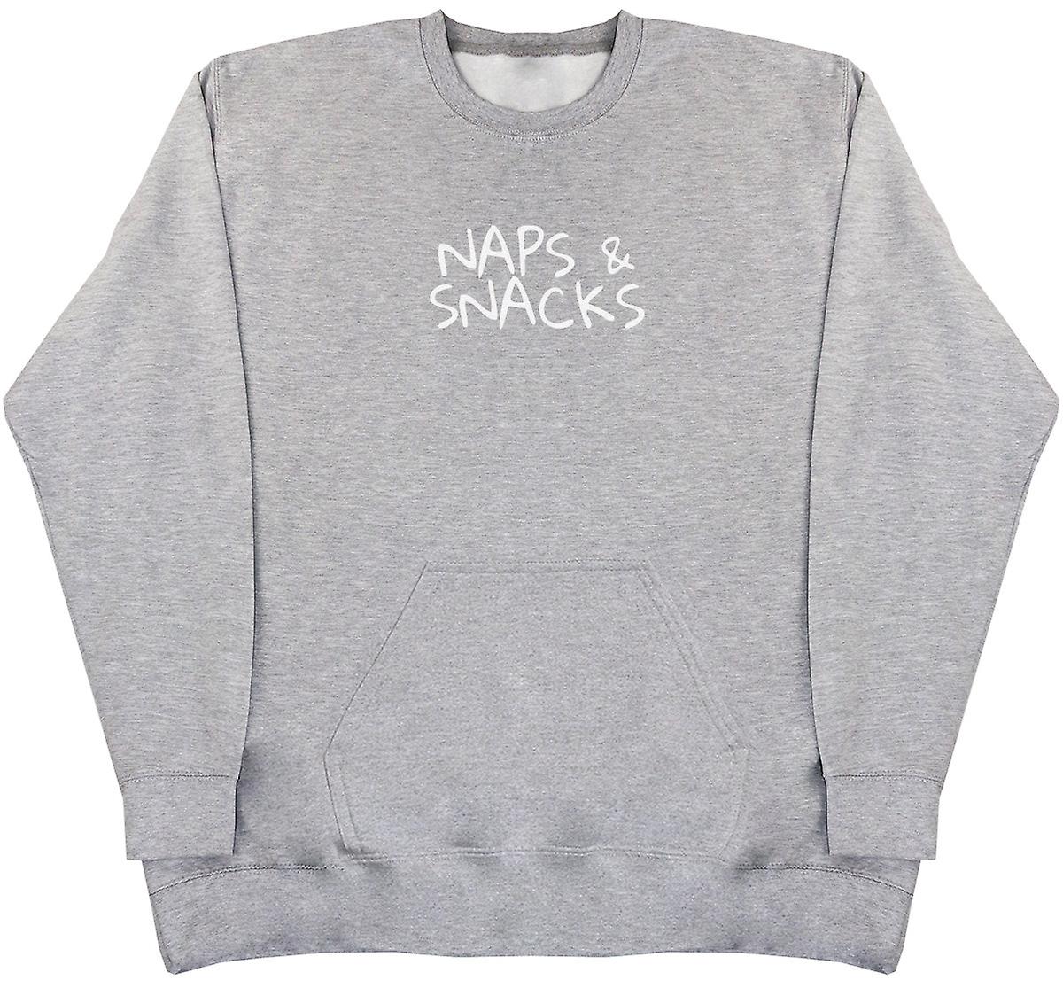 Naps & Snacks - Huge Oversized Hoodless Hoodie