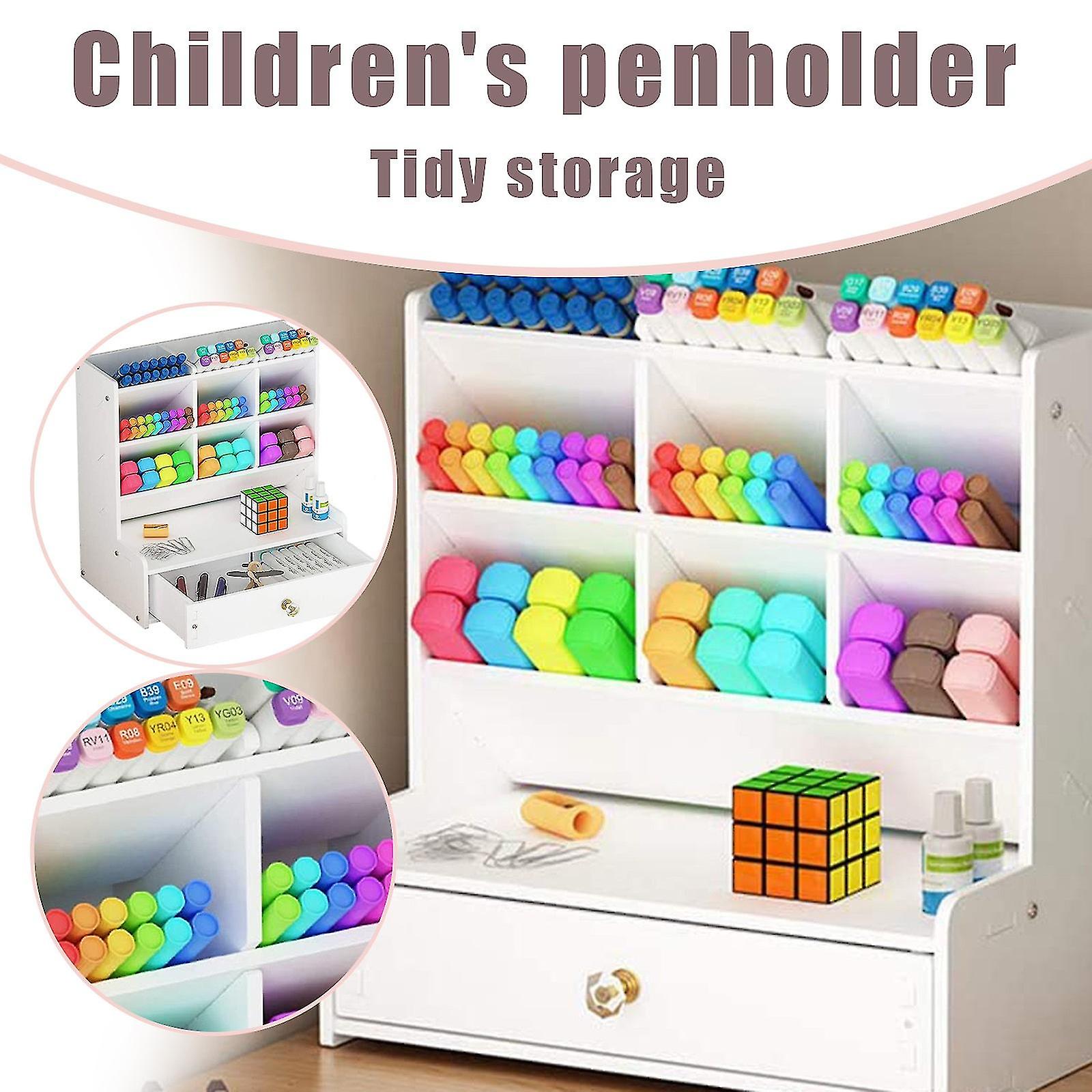 多機能デスクオーガナイザー大容量学生ペンホルダー本棚