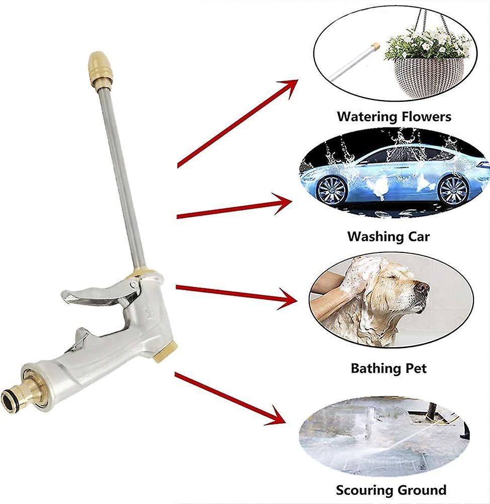 Car Pressure Washer Lances Washing Spray Guns Metal Garden Home Water