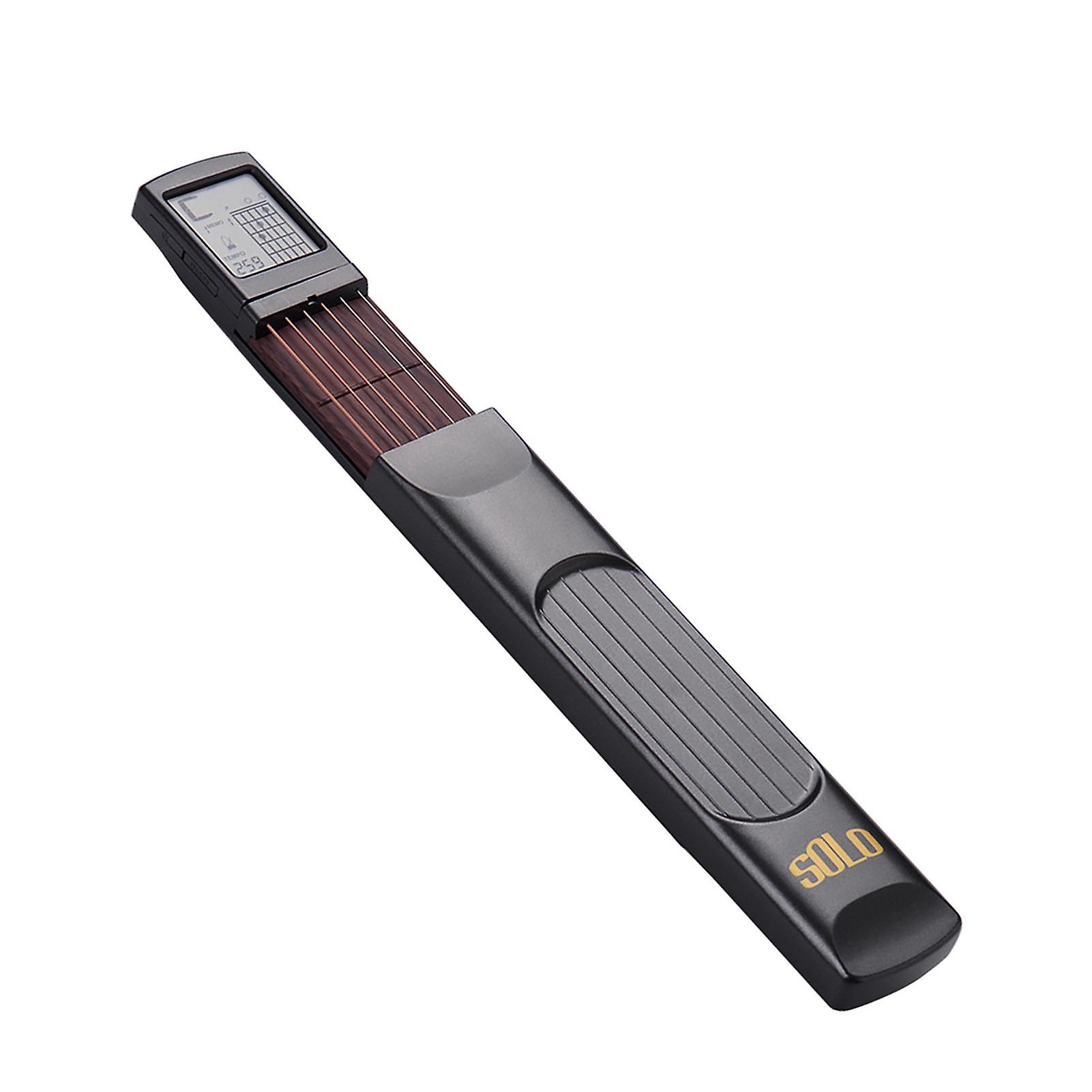 6-String Pocket Guitar Chord Trainer Folk Guitar Practice Tool Gadget 6 Frets with Rotatable Chords