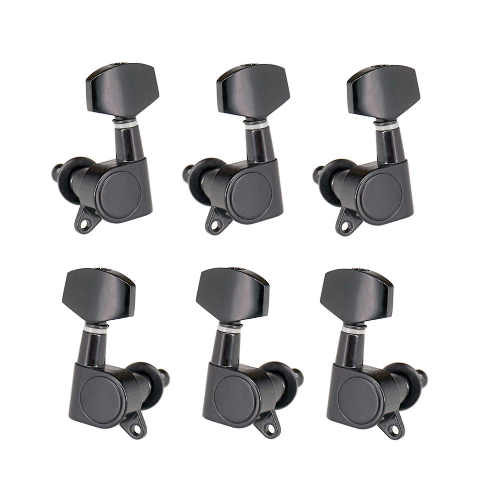 6pcs Sealed Guitar String Pegs Locking Tuners 3L3R Tuning Pegs String Tuners Electric Acoustic