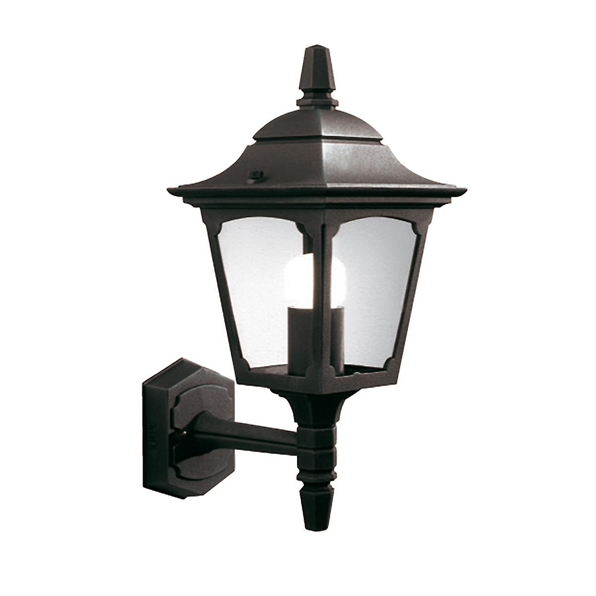 Elstead Chapel Mini - 1 Light Outdoor Wall Lantern Light Black IP44, E27