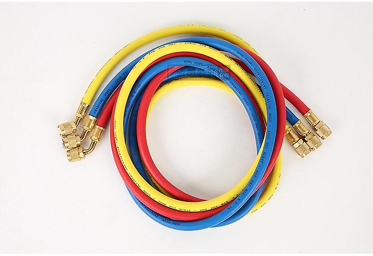 Hs-60-102 Bil Luftkonditionering Tryck Grenrörsmätare Slangsats För R134A R410 R22 Köldmedieset med förvaringslåda