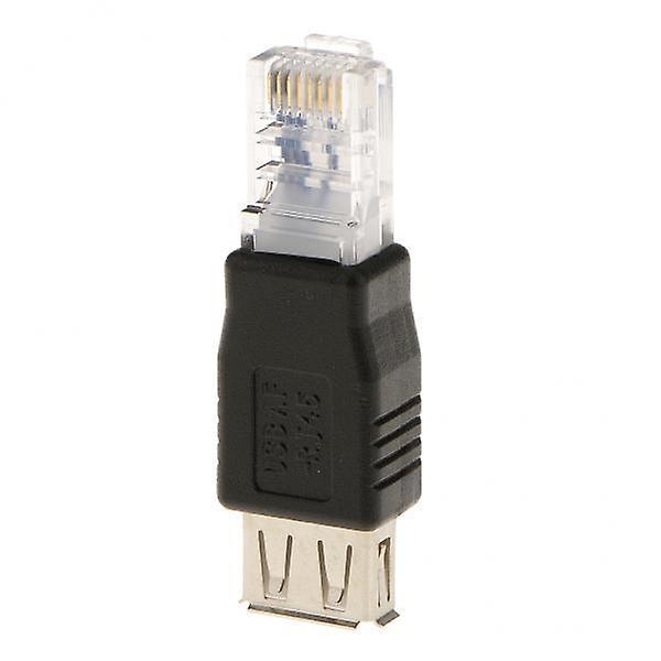 20x Male to USB AF A Female Adapter Socket LAN Network Ethernet Router Plug