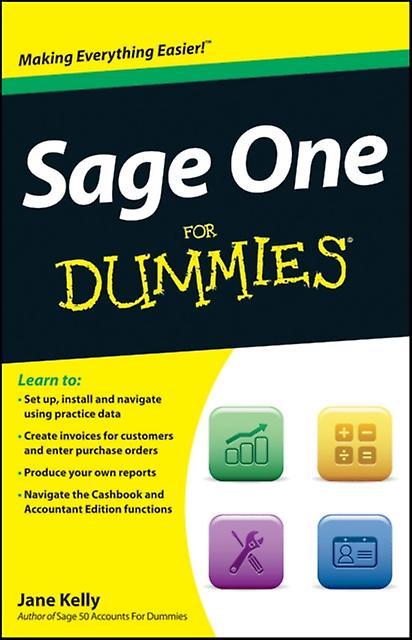 Sage One For Dummies by Jane Kelly Paperback