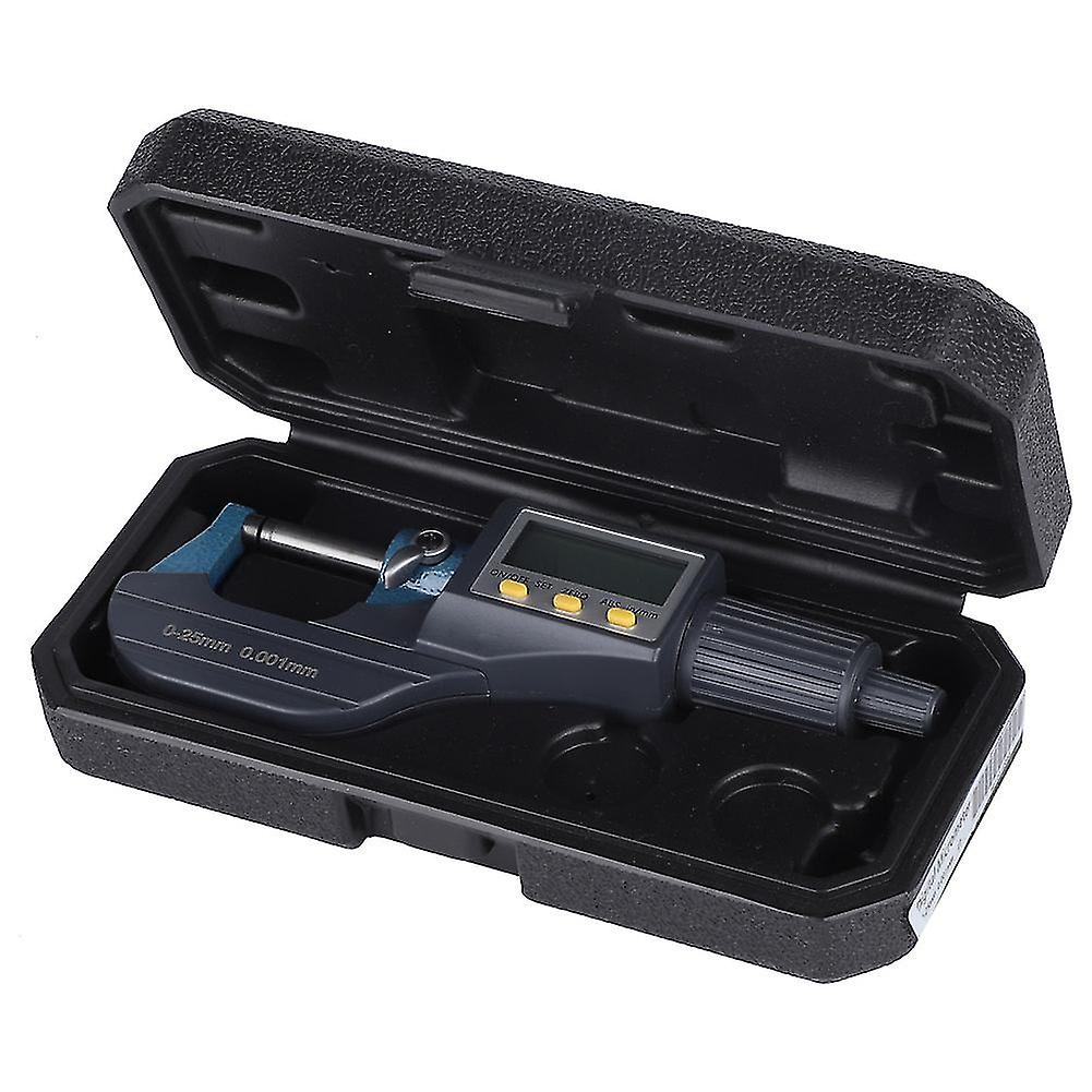 Electronic Digital Display High Precision Outside Micrometer Thickness Gauge 0-25mm Range