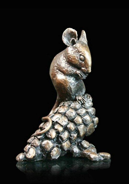 Mouse With Corn Sculptures & Statues