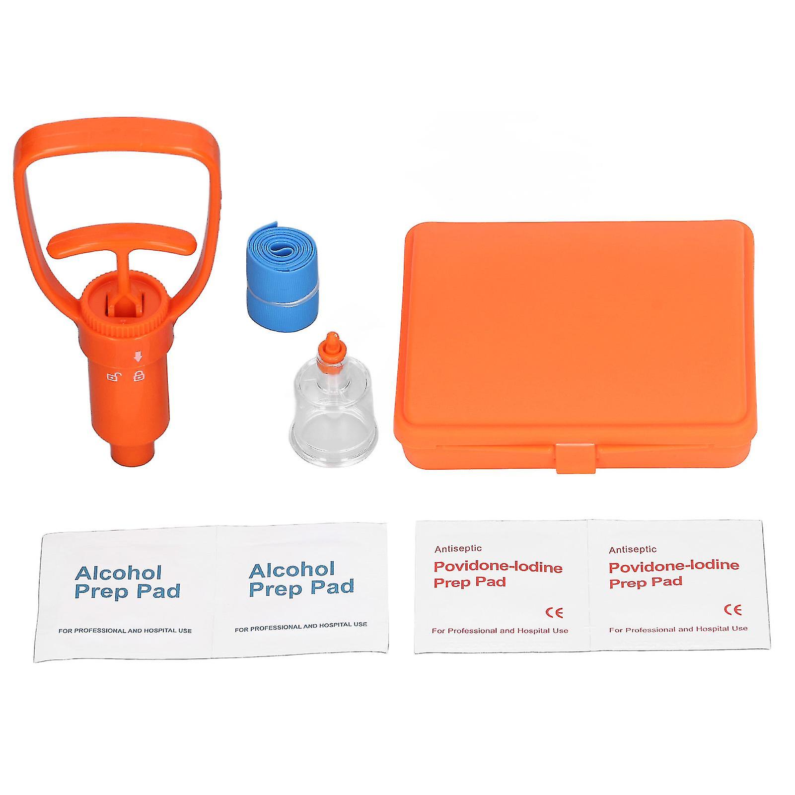 Extracteur de morsures en coton, garrot, ventouse, outil d'extraction de morsures pour urgences en extérieur