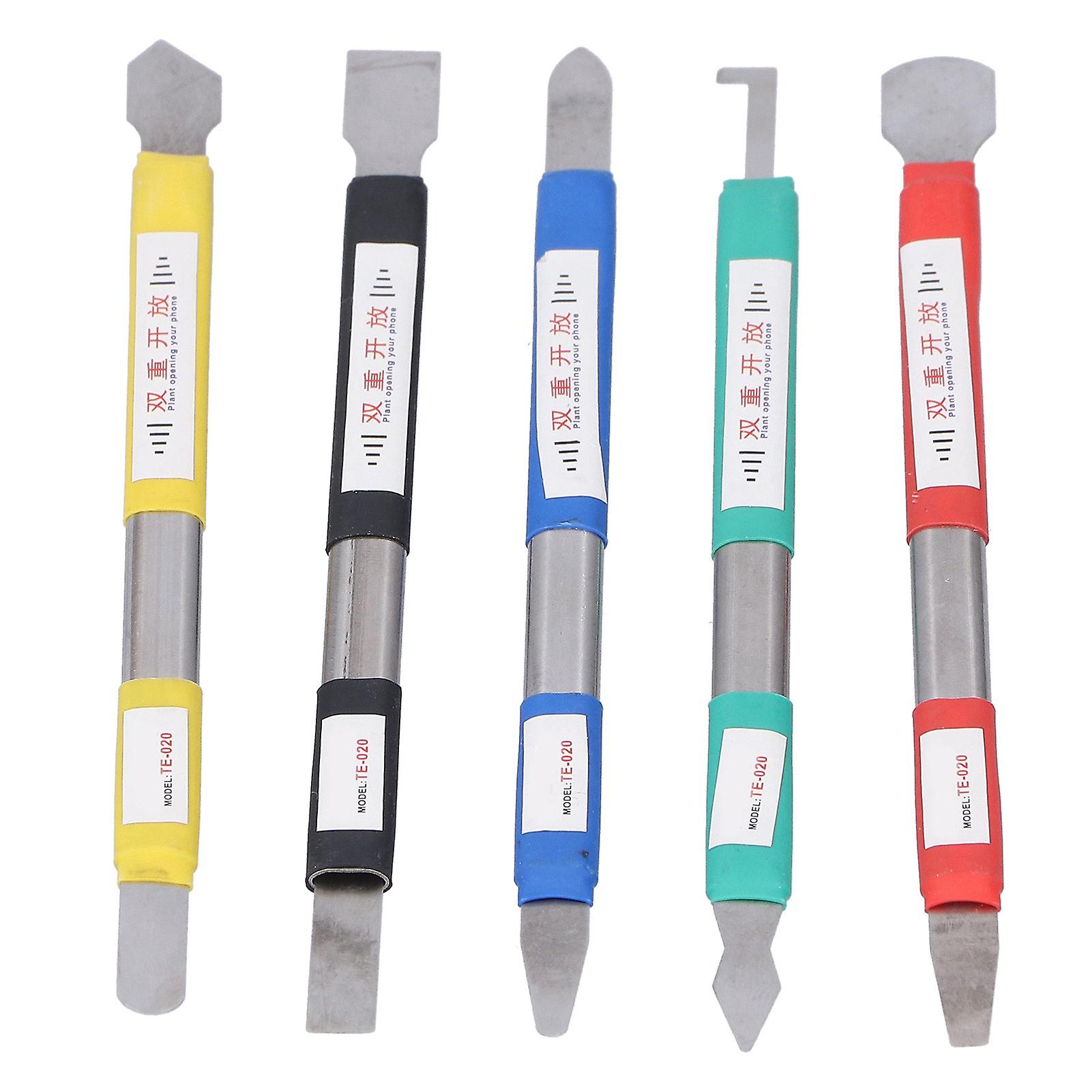 TE020 5-in-1 Stainless Steel Pry Bar - MultiFunction Repair Tool for Glue & Scraping