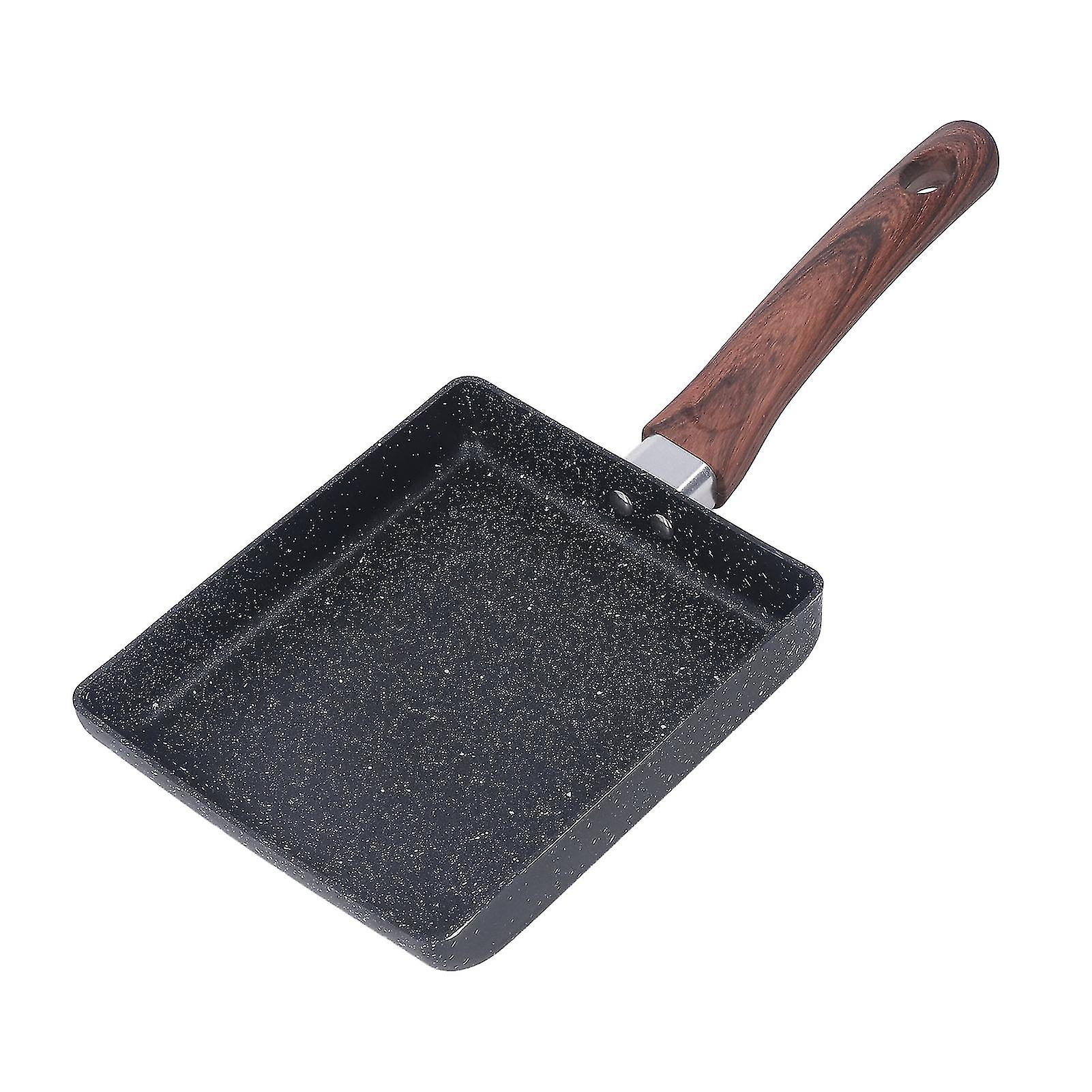 Rectangular Non-stick Japanese Omelette Pan Breakfast Frying Pan for Home Kitchen Eggs Size L