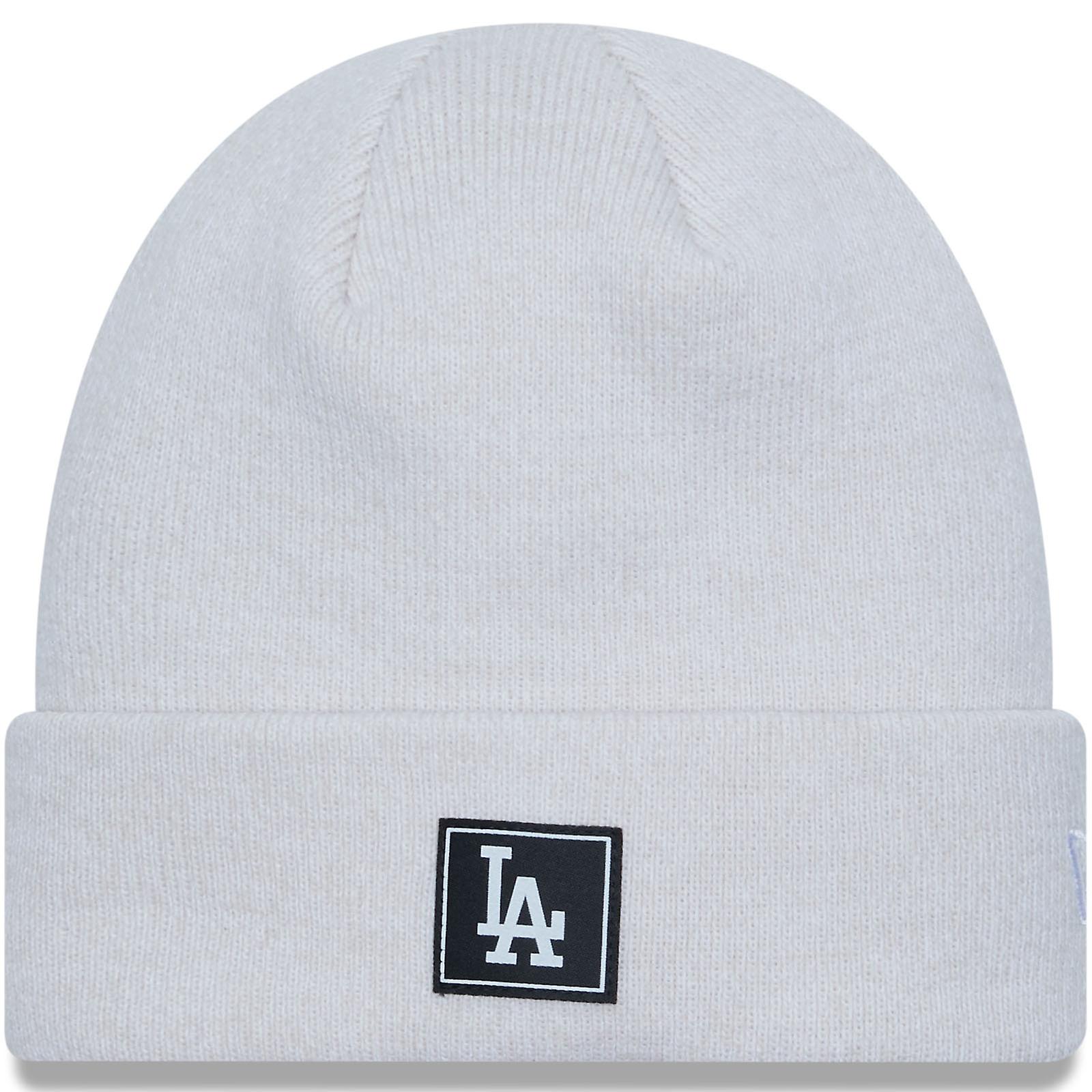 New Era 洛杉矶道奇队 MLB Team 袖口冬季无檐小便帽 - Heather 燕麦片