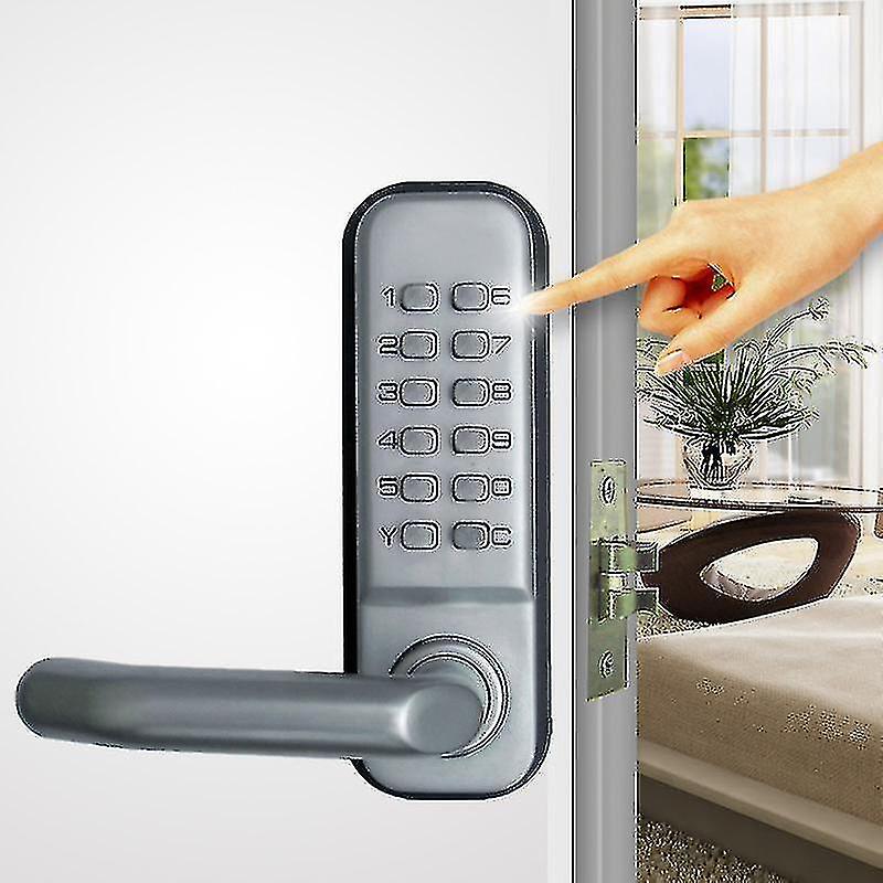 Waterproof Mechanical Code Lock, 1-11 Digit Code Combination Security Password Coded Lock Keyless Mechanical Combination Door Lock For Wooden Office D