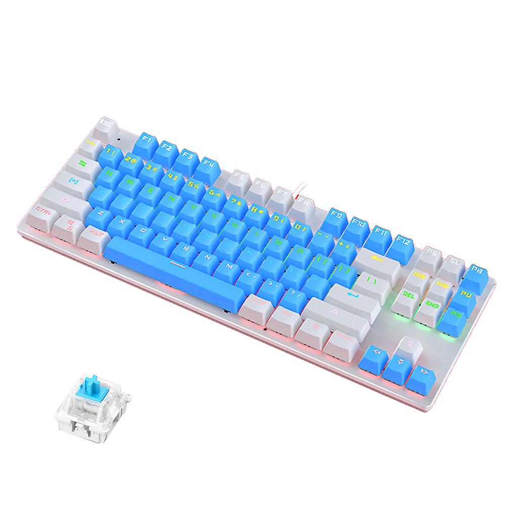 Mechanical Gaming Keyboard K400 87 Keys Blue Switch Anti-Ghosting RGB Breath