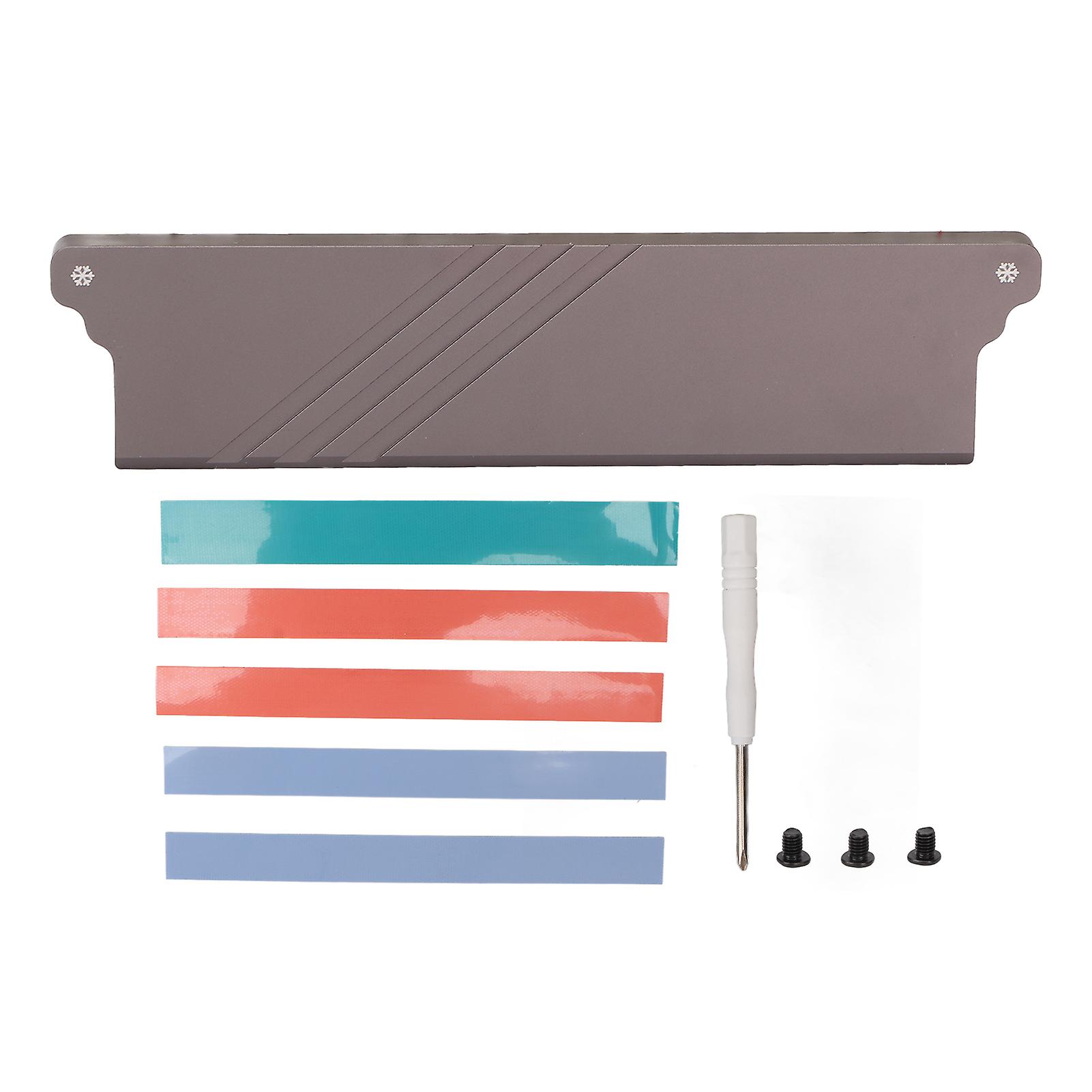 SSD Heat Sink for DDR2 3 4 RAM 1:1 Alignment Cooler with Durable MG Aluminum Shell