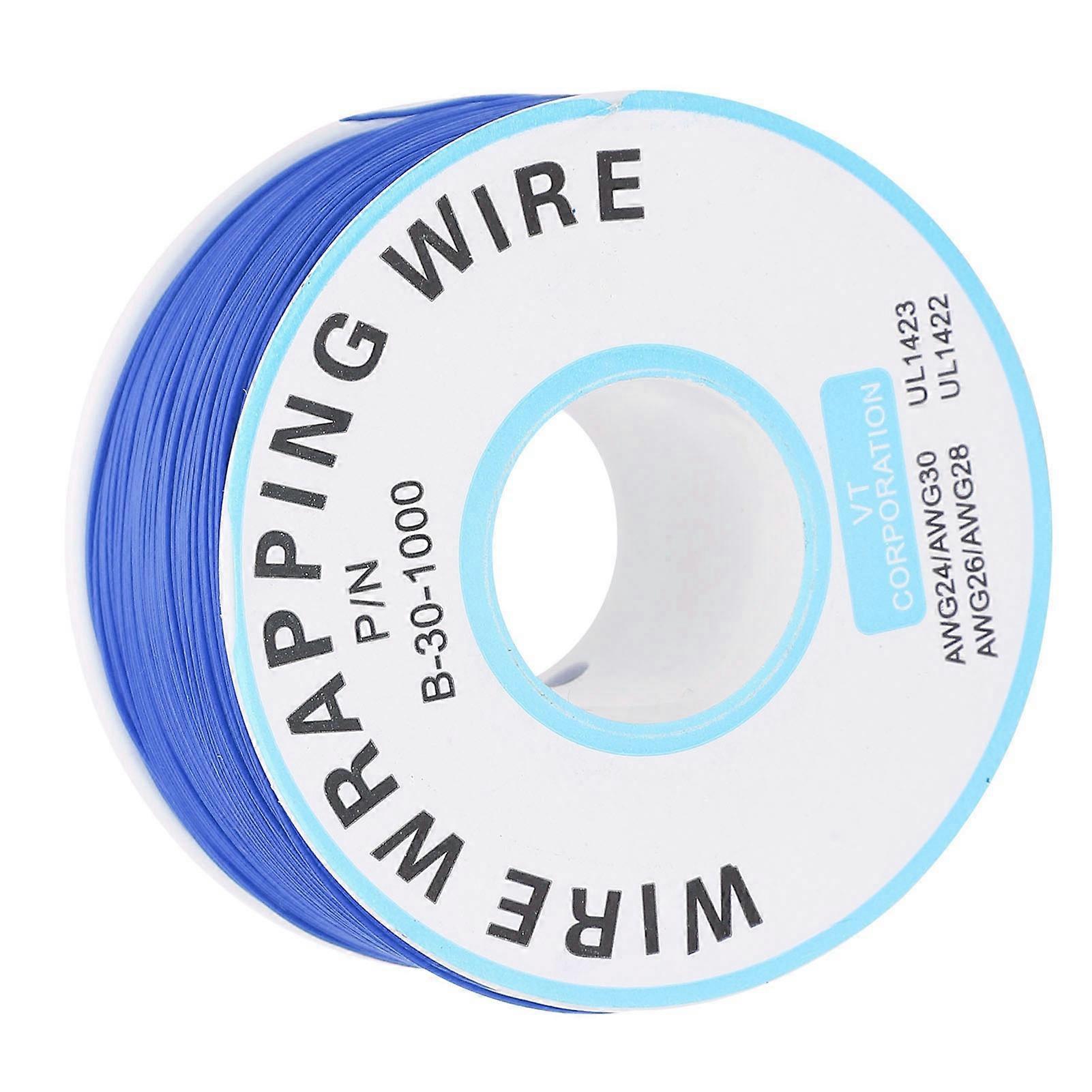 Wrapping Wire Circuit Board Flying Wire Copper Single Core Line Electronic Connecting CableBlue