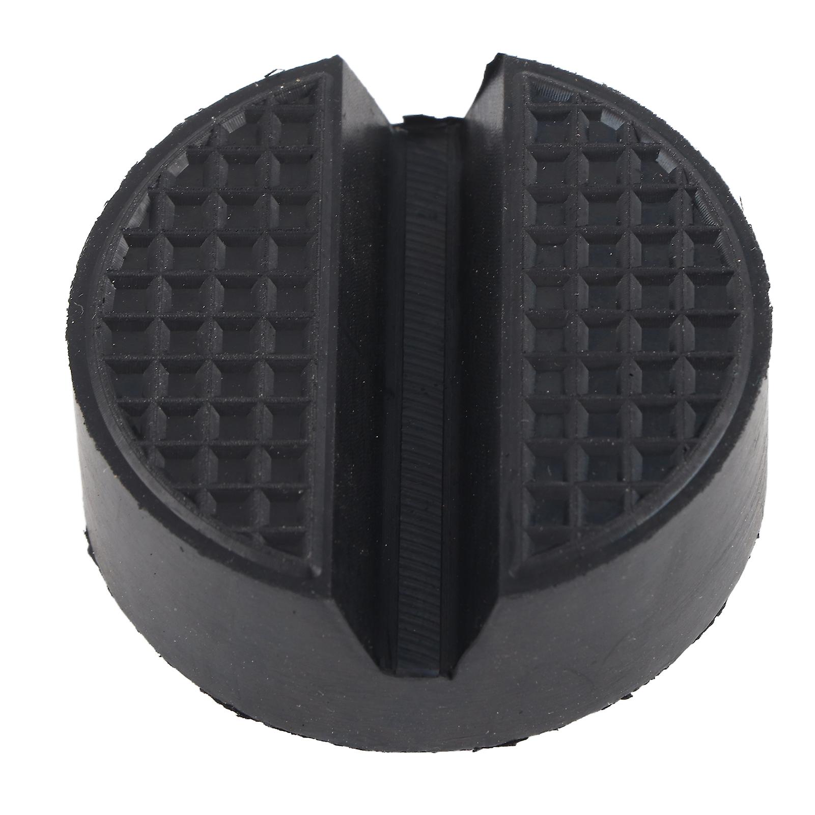 TKSE Jack Support Pad, Universal Car Jack Pad Adapter Slotted Rubber Frame Rail Protection Support 6.5cm Dia