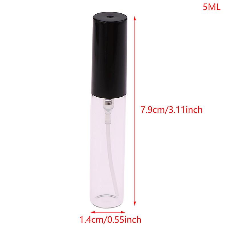 Empty Mini Travel Plastic Spray Bottle Perfume Atomizer Refillable Portable